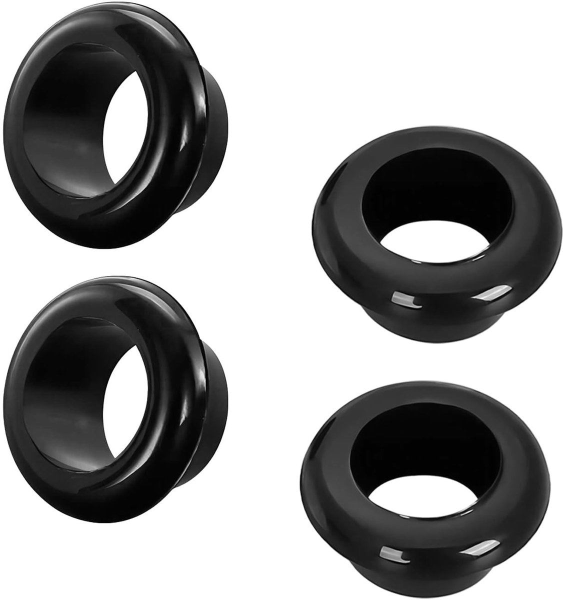 Dailygoods- Rubberdoorvoertule 4 Stuks - Vlamvertragend - Waterdicht - Stofdicht - Temperatuurbestendig - Hoogwaardig Rubber - Grommet