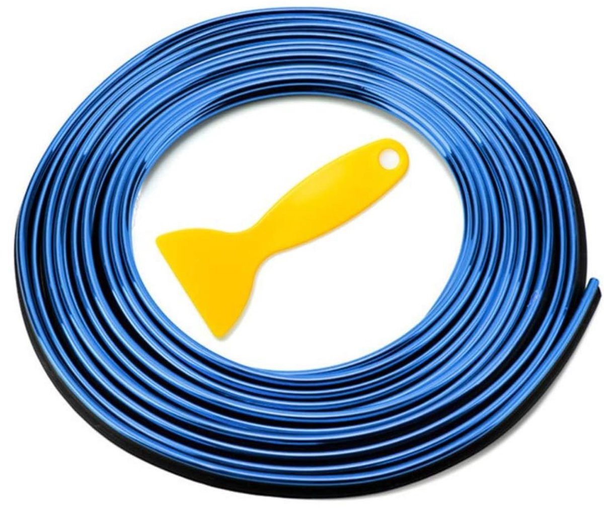 Dailygoods- Ventilatiegleuf Decoratie 5 m - Auto Styling - Sierlijsten - Interieur Accessoires - PVC - Hoogwaardig Materiaal - Interieurstrip