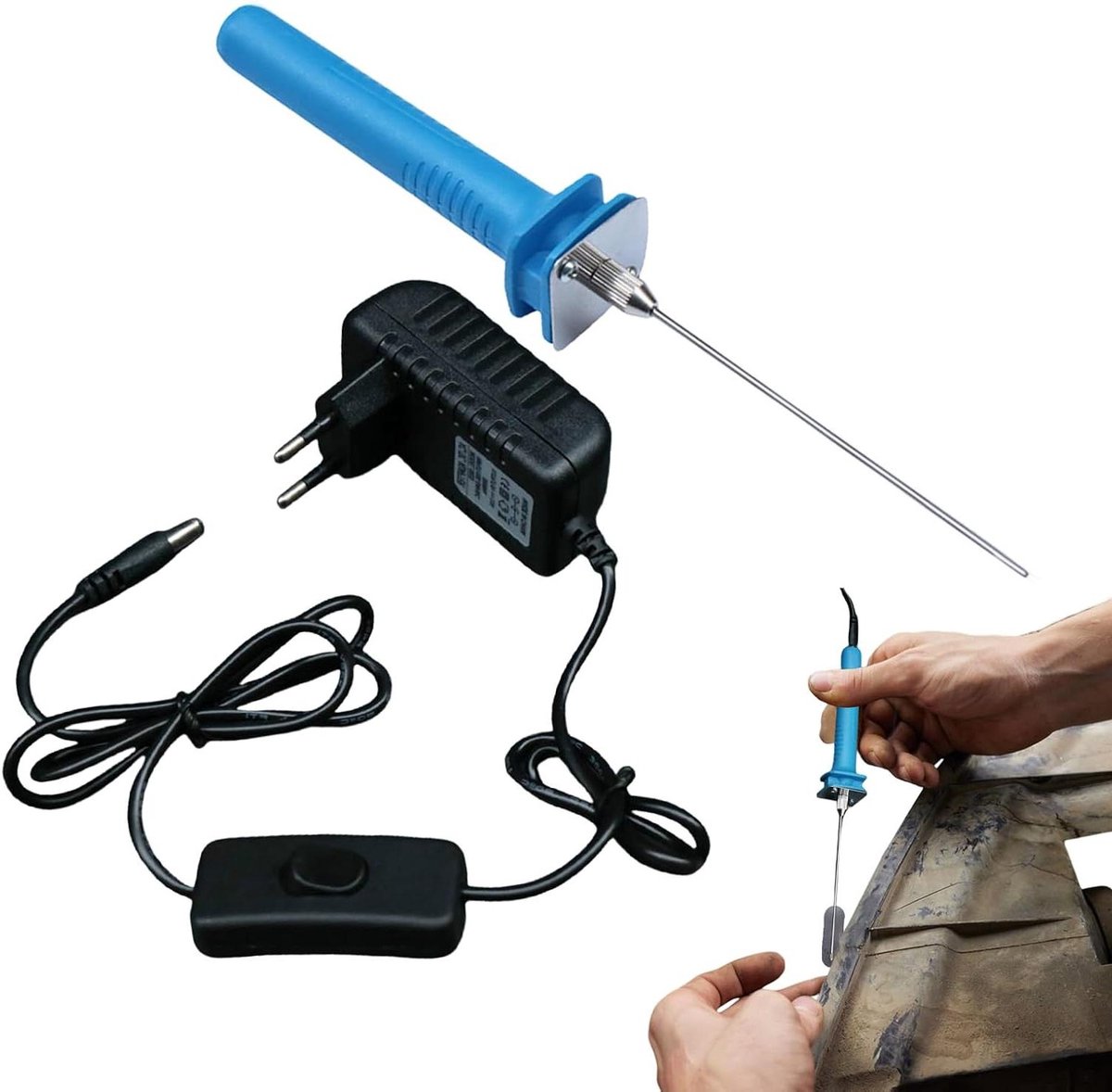 Piepschuimsnijder Elektrisch - Hete Draad Snijder - Hobby Projecten Maken - Schoon Snijproces - 5 cm - Zwart