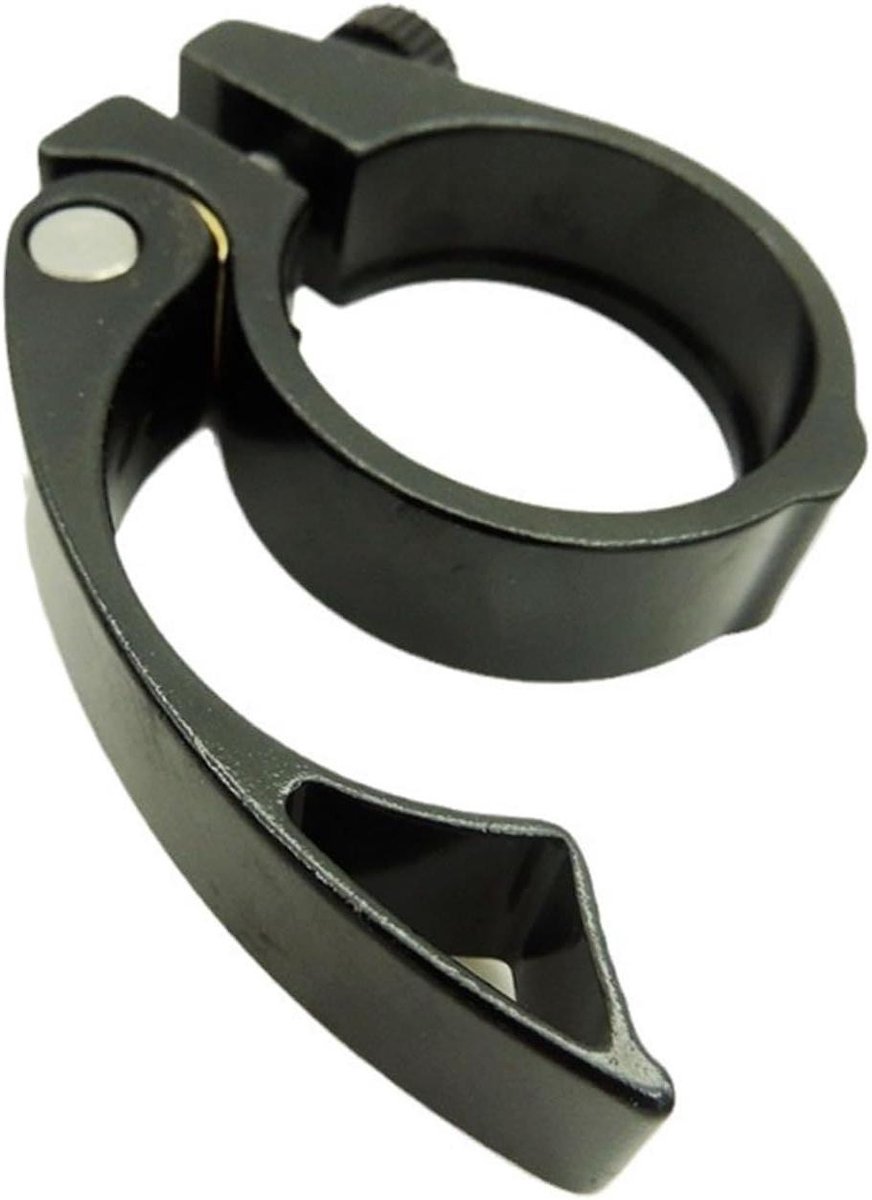 Fietszadelklem - Zadelpen klem - Fiets Zadel Verstellen - Snel Ontgrendel Mechanisme - 38mm - Zwart
