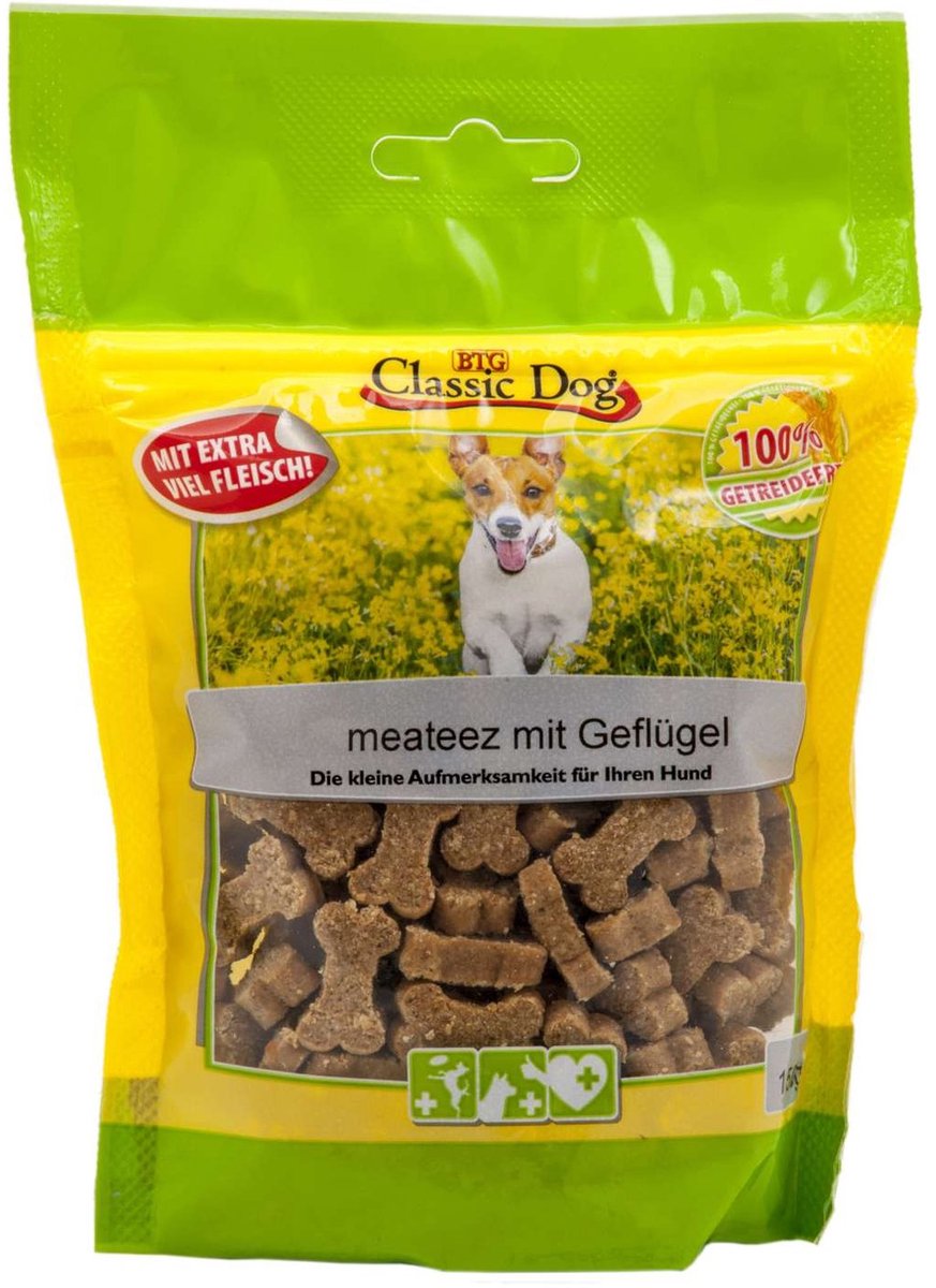Classic Dog - Snack meateez 12x150g | mit Geflügel