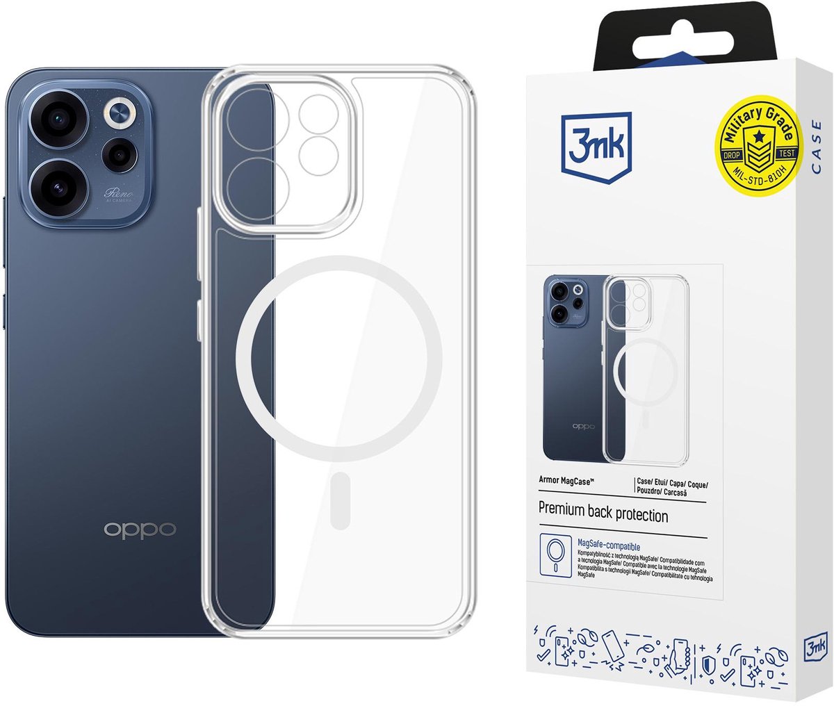 3Mk Armor Magcase Voor Oppo Reno 15 F 5G Reno 15 Fs 5G Magnetische Hoes