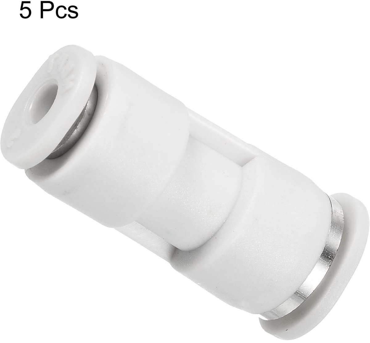 Dailygoods- Fittingen 6mm naar 3mm - 5 Stuks - Pneumatische Luchtslang Connectoren - Snelkoppeling - Eenvoudige Installatie - Lekvrij - Luchtconnector
