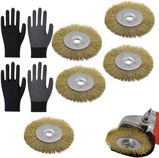 Dailygoods - Set van 5 Voegenborstels voor Efficiënte Tuinreiniging — afbeelding 5