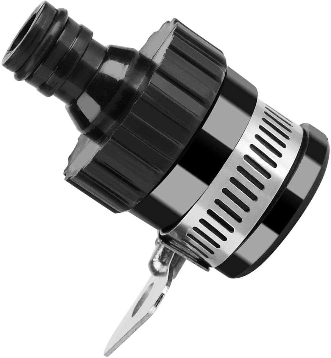 Dailygoods- Kraanconnector Roestvrij Staal - Tuinslangadapter - Slangfitting - Eenvoudige Installatie - Lekvrije Verbinding - Duurzaam Gebruik - Slangadapter