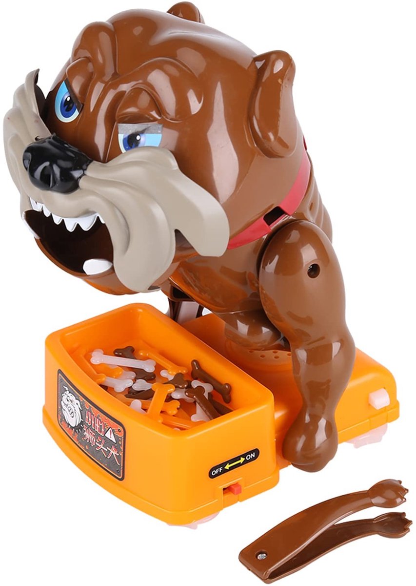 Dailygoods- Kaartspel voor Kinderen - Interactief Spel - Verbetering Hand-Oogcoördinatie - Veilig ABS-Plastic - Geschikt voor 5 Jaar en Ouder - Spannende Bulldog Geluiden - Gezelschapsspel