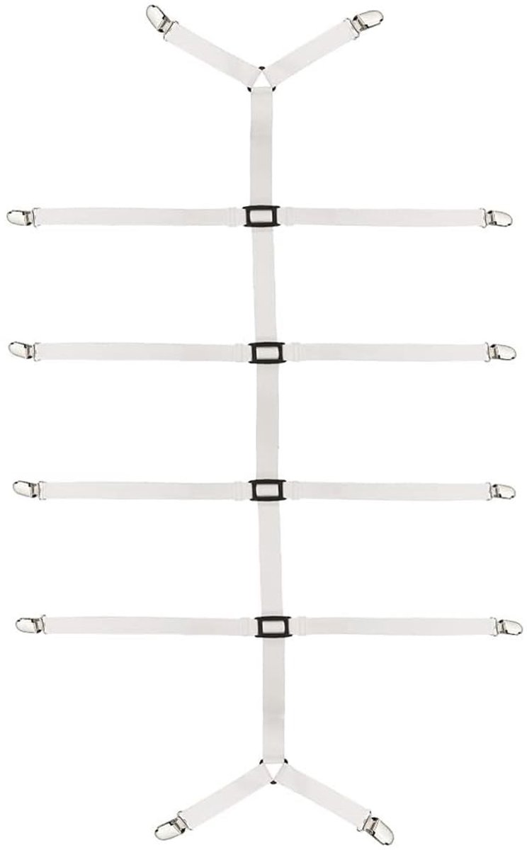 Dailygoods - Verstelbare hoeslakenspanner voor bedlakens
