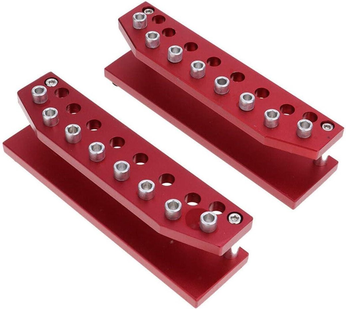 Schroevendraaier Organizer - Hulpmiddelhouder - Horloge Reparatie - Draagbaar - 150x40x45mm - Rood