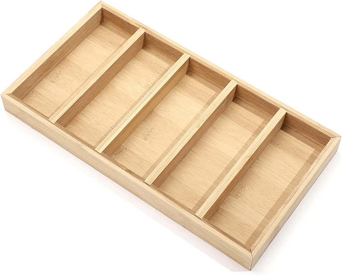 Zonnebril Display Houder - Brillen Organizer Doos - Sieraden Opbergen - Natuurlijk Hout Materiaal - Medium - Houtkleur