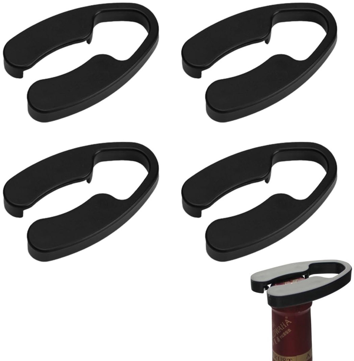 Dailygoods- Wijncapsulesnijder Hoogwaardig Kunststof - Foliesnijder - Flessen Film Verwijderaar - Wijn Gereedschap - Antislip Ontwerp - Scherp Mes
