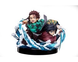 Demon Slayer: Kimetsu no Yaiba PVC Statue Tanjiro & Giyuu 13 cm