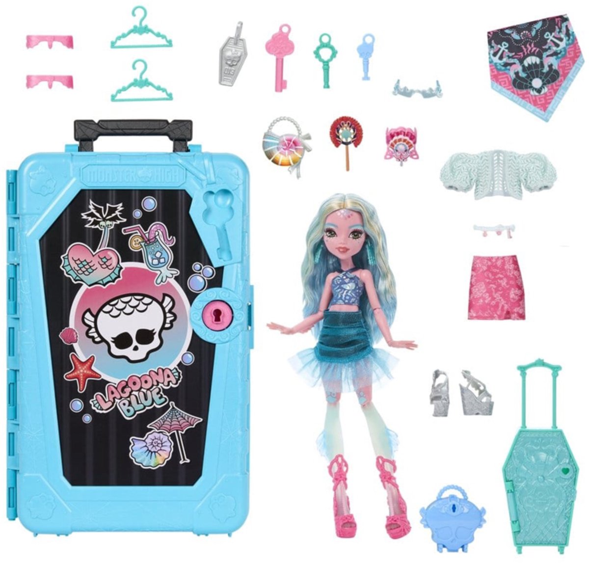 Monster High Skulltimate Secrets - Lagoona Blue Oasis - Modepop — afbeelding 8