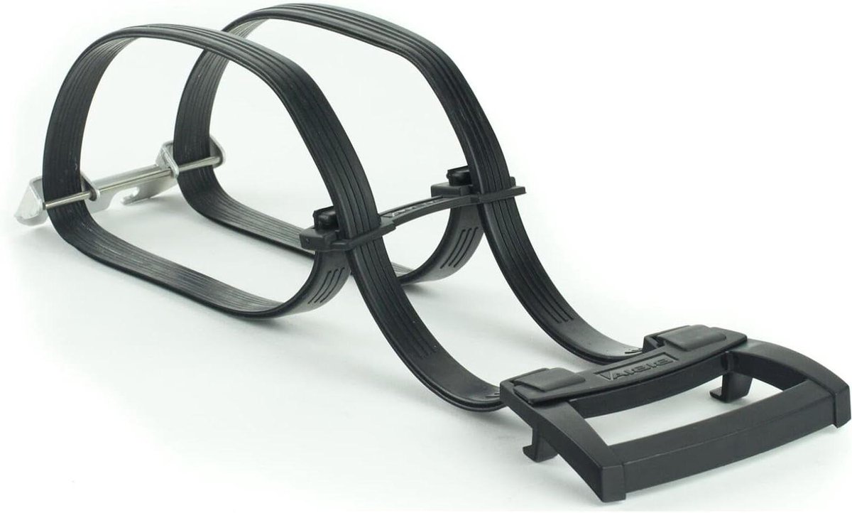 Bibia stelbinder - Bagageriem Spanset - Bagage Vastzetten - Ergo Aluminium Plaat - 250 mm rubber - Zwart