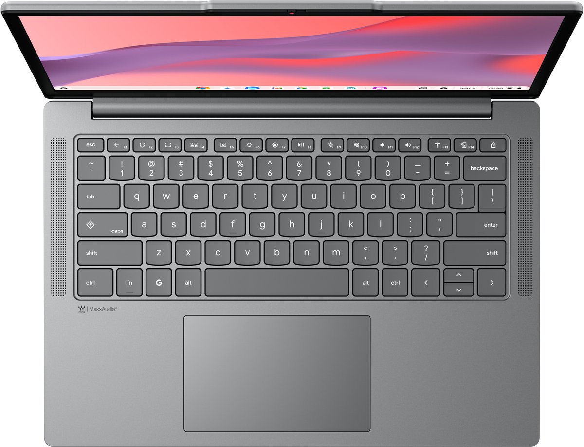 Lenovo Chrome 14ITN11 Intel N N355 Chromebook 35,6 cm (14") WUXGA 8 GB LPDDR5x-SDRAM 128 GB UFS Wi-Fi 6E (802.11ax) ChromeOS Grijs Engels thumbnail 5