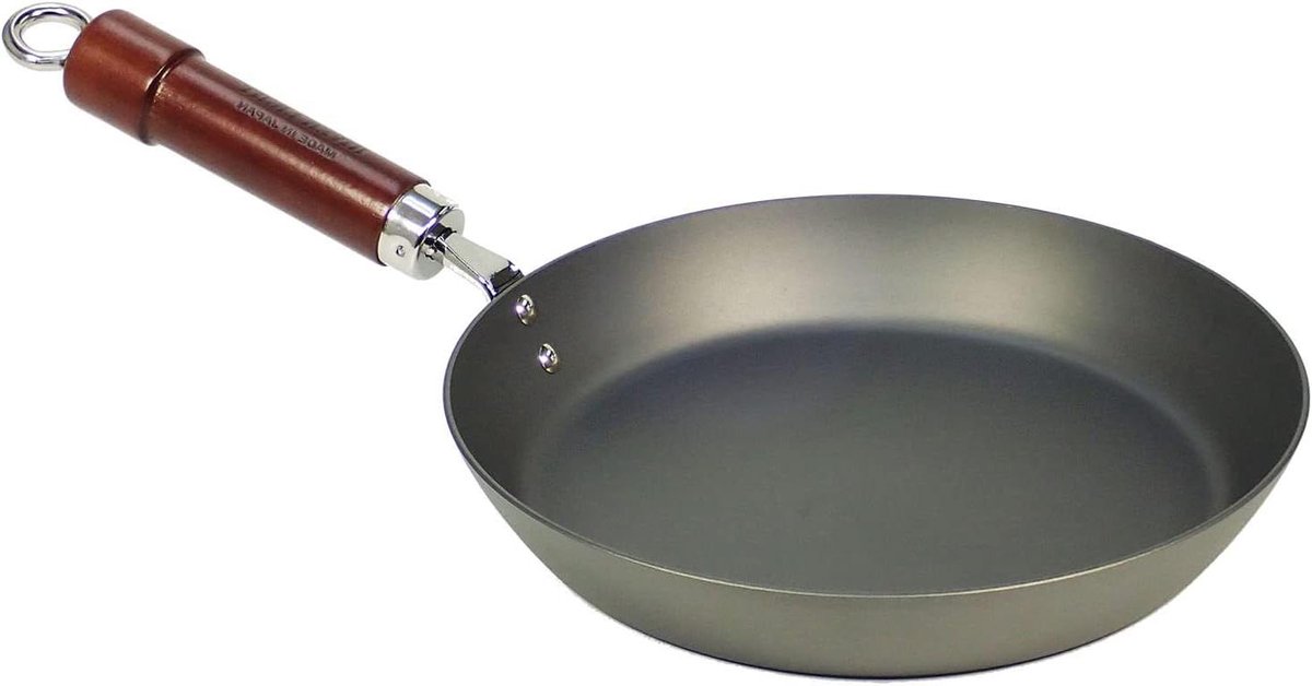 Omelet Pan - Koekenpan Rond - Ontbijt Maken - Gelijkmatige Hitteverdeling - 26 cm - Roestvrij staal