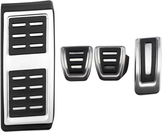 Pedaalhoezen Auto - Pedaal Covers Pedaalkappen - Verbeter Rijervaring - Antislip Ontwerp - 1 Stuks - Zilver — afbeelding 2