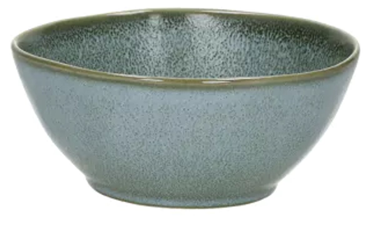Pomax Néboa soepkom - Kom voor soep, ramen, noedels en salade - Steengoed - Ø 16,5 cm - Grijsblauw