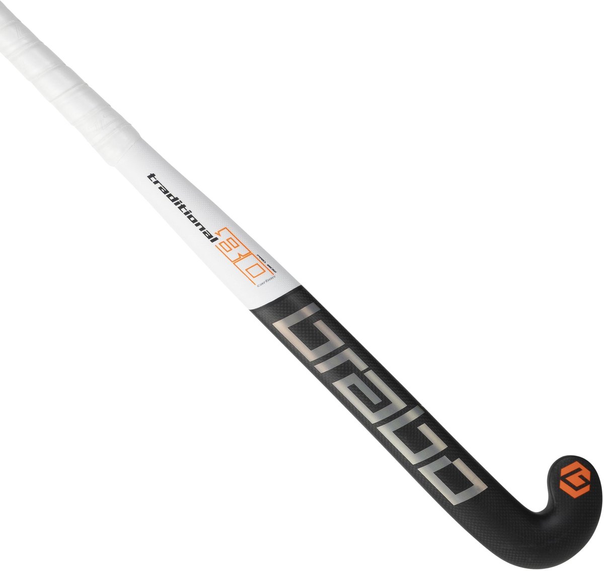 Brabo Traditional Carbon 80 PB Bk/Or Senior Hockeystick
