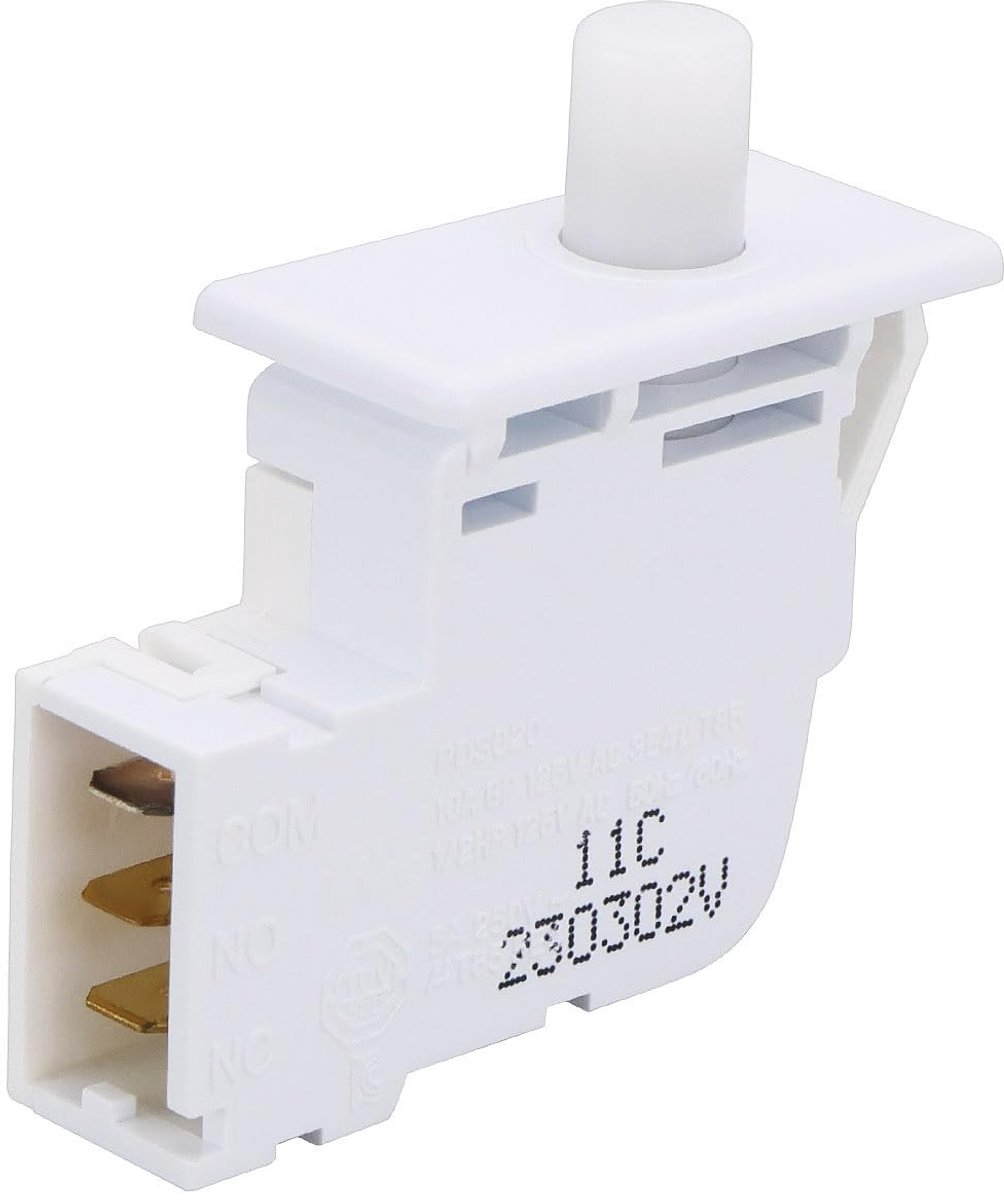 Dailygoods - Droger Deurschakelaar - Compatibel met Samsung - Wit - Deur Schakelaar - 1 stuk - Geschikt voor Kenmore - Model DC64-00828B