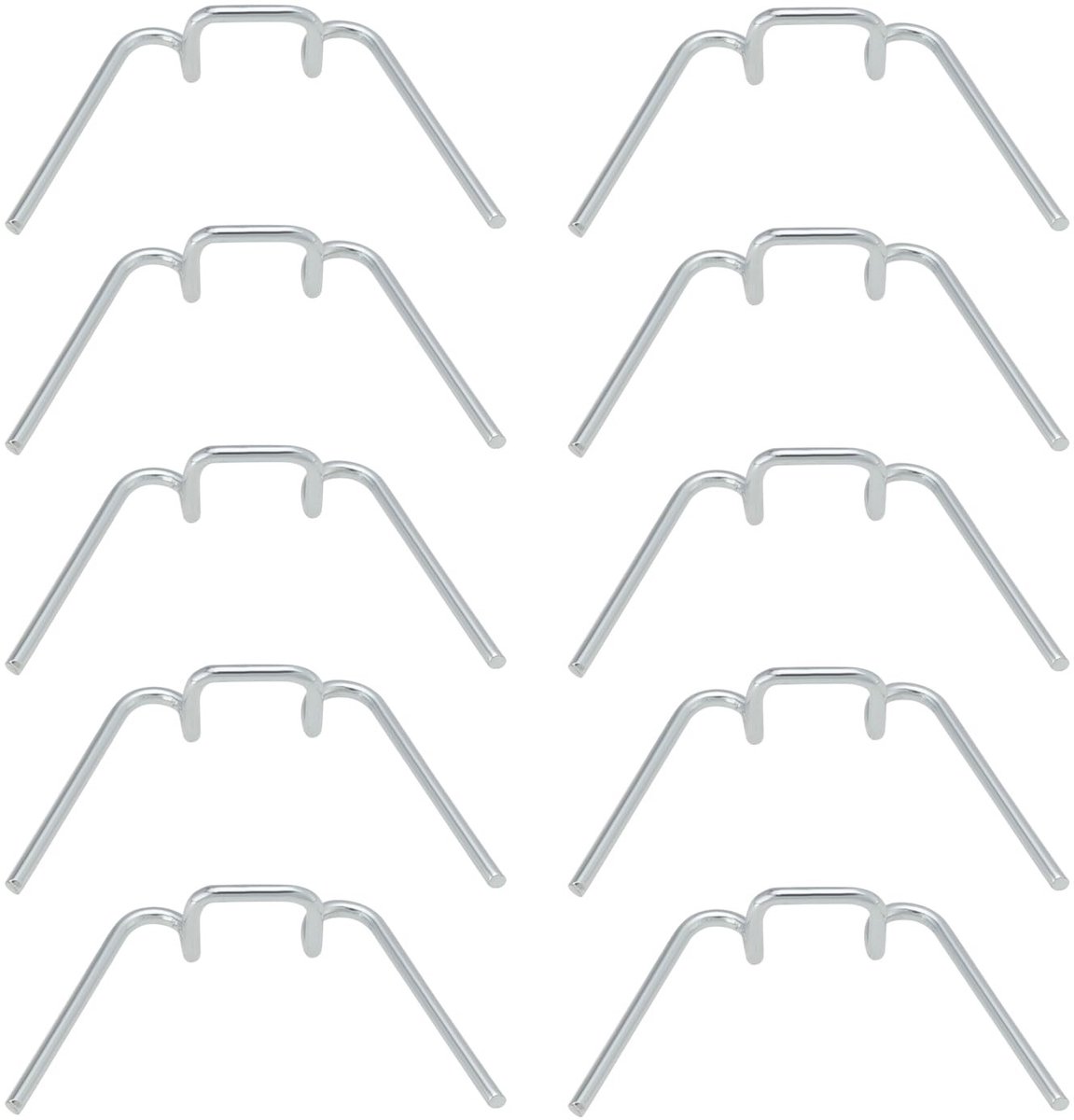 Dailygoods- Koplamp Clips 10 Stuks - Vervangende Bevestigingsclips - Geschikt voor BSA/TRIUMPH/NORTON - Duurzaam Metaal - Lange Levensduur - Eenvoudige Installatie