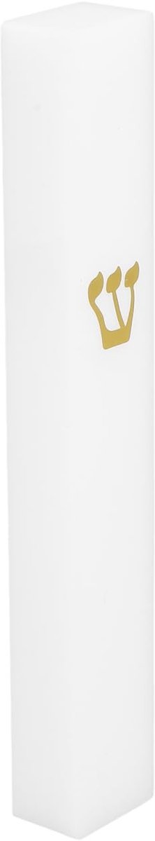 Dailygoods- Mezouza Zelfklevend - Deurdecoratie - Hars - Waterdicht - Elegant Zwart - 13x2 cm
