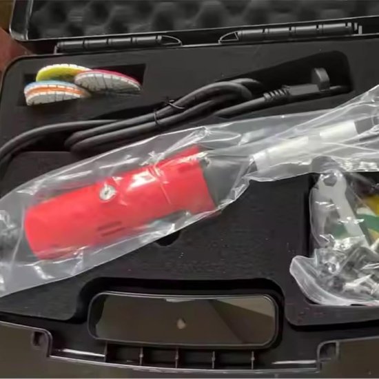 Elektrische voegenreiniger - Voegenfrees multitool - Voegen verwijderen - 6 regelbare snelheden - 15000 tr/min - Rood — afbeelding 4