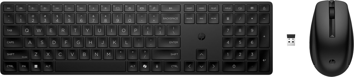 HP 650 draadloze toetsenbord- en muiscombinatie