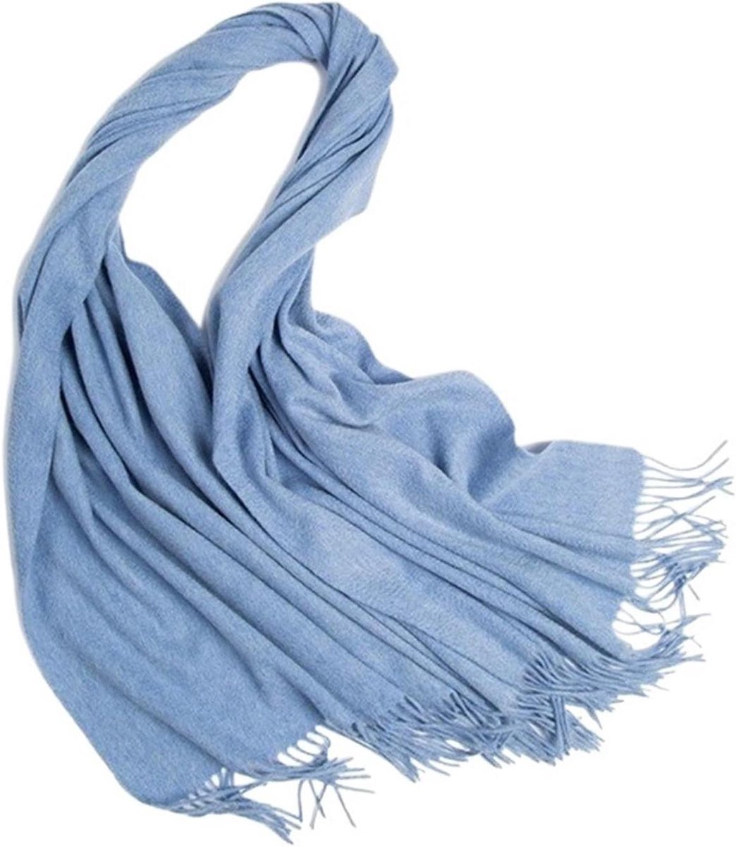 Gebreide Omslagdoek - Lange Stola - Warm Blijven - Extra Groot Formaat - 200x70 cm - Eff 120