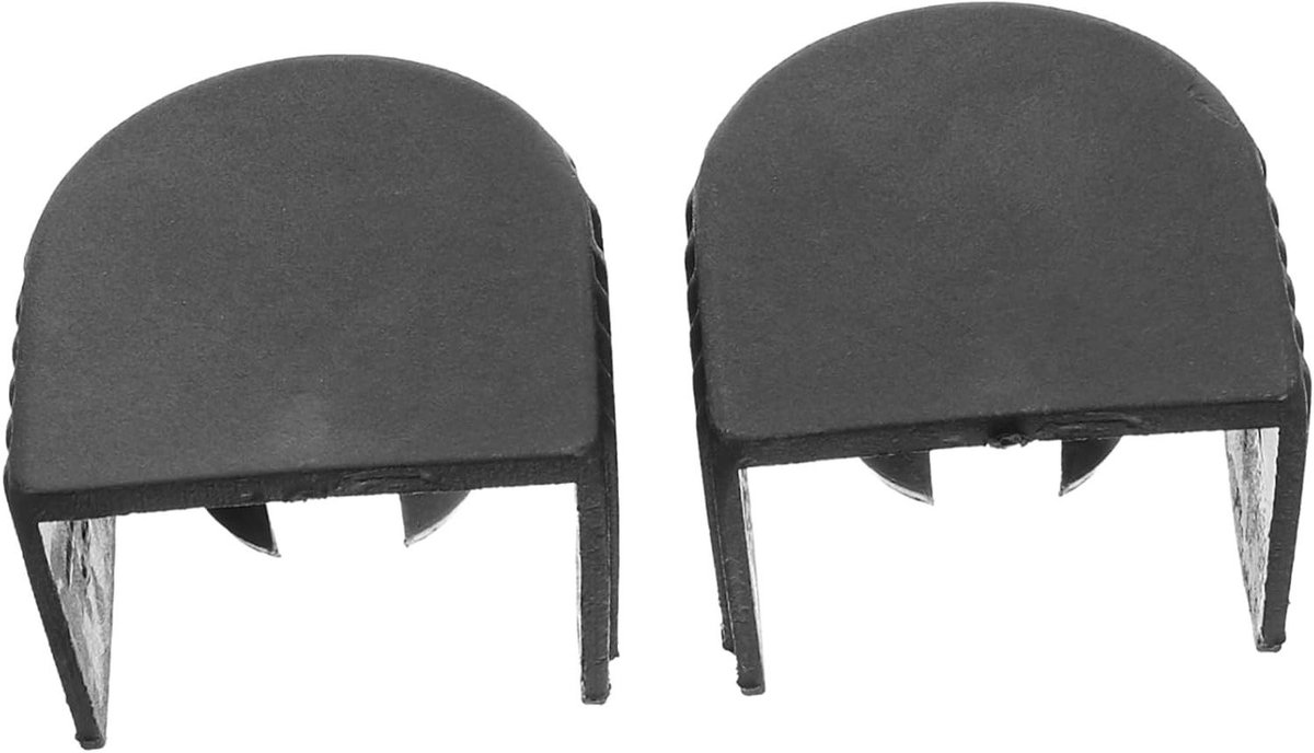 Ladder Caps - Ladder Eindkappen - Ladder Beschermen - Verstevigd Ontwerp - 5 x 4.3 x 2.9 cm - Zwart