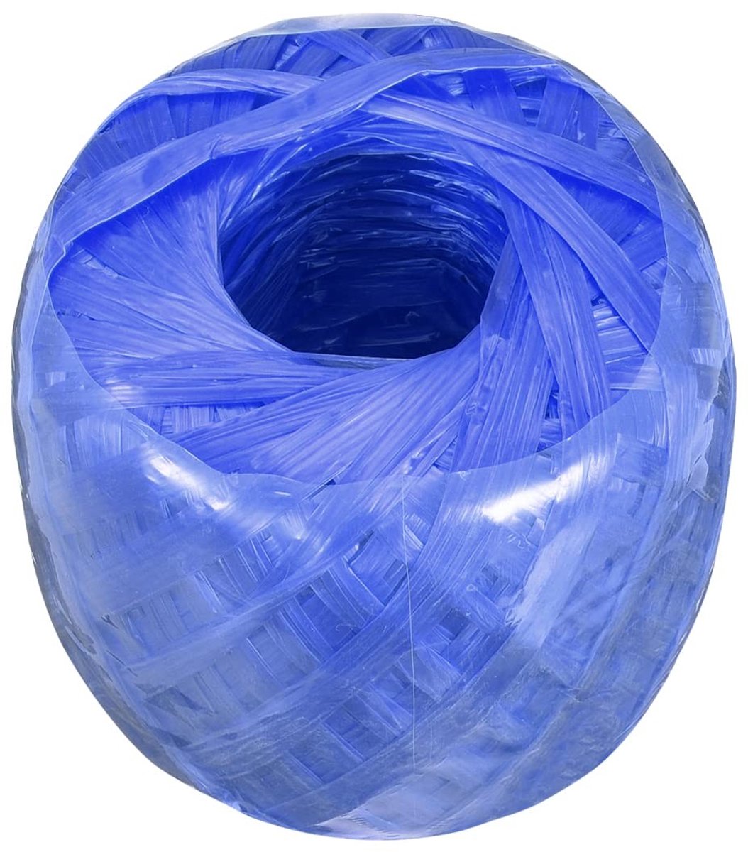Dailygoods- Touw 100m - Polyester/Nylon - Blauw - DIY - Boek Gebundelde Verpakking - 1 Rol - Koord