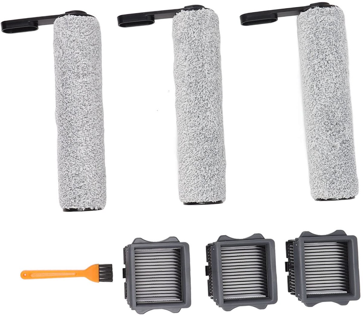 Dailygoods- HEPA-filter Hoge Efficiëntie - Stofzuigerfilter - Stofzuigerborstelkit - Rolborstel - Reinigingsborstel - ABS Materiaal