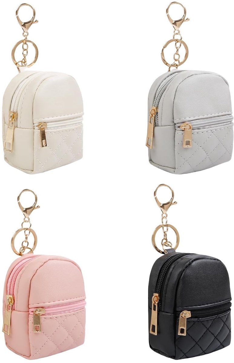 Dailygoods- Sleutelhanger Mini-rugzakdesign - Praktisch Accessoire - Meerkleurig - Sleutelhanger voor Dames - Modeaccessoire - Ideaal voor Handtas - Tassenhanger