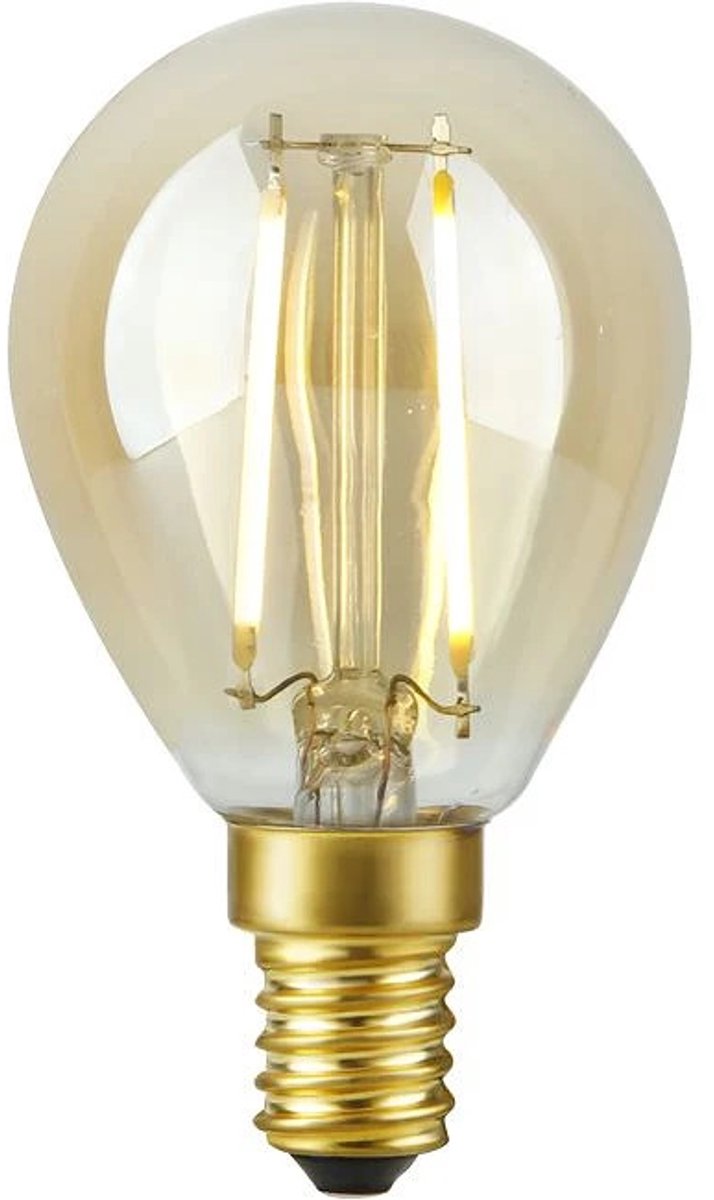 SPL E14 LED Kogellamp | 2.9W Goud 2200K 220V/240V 922 | 360° Dimbaar