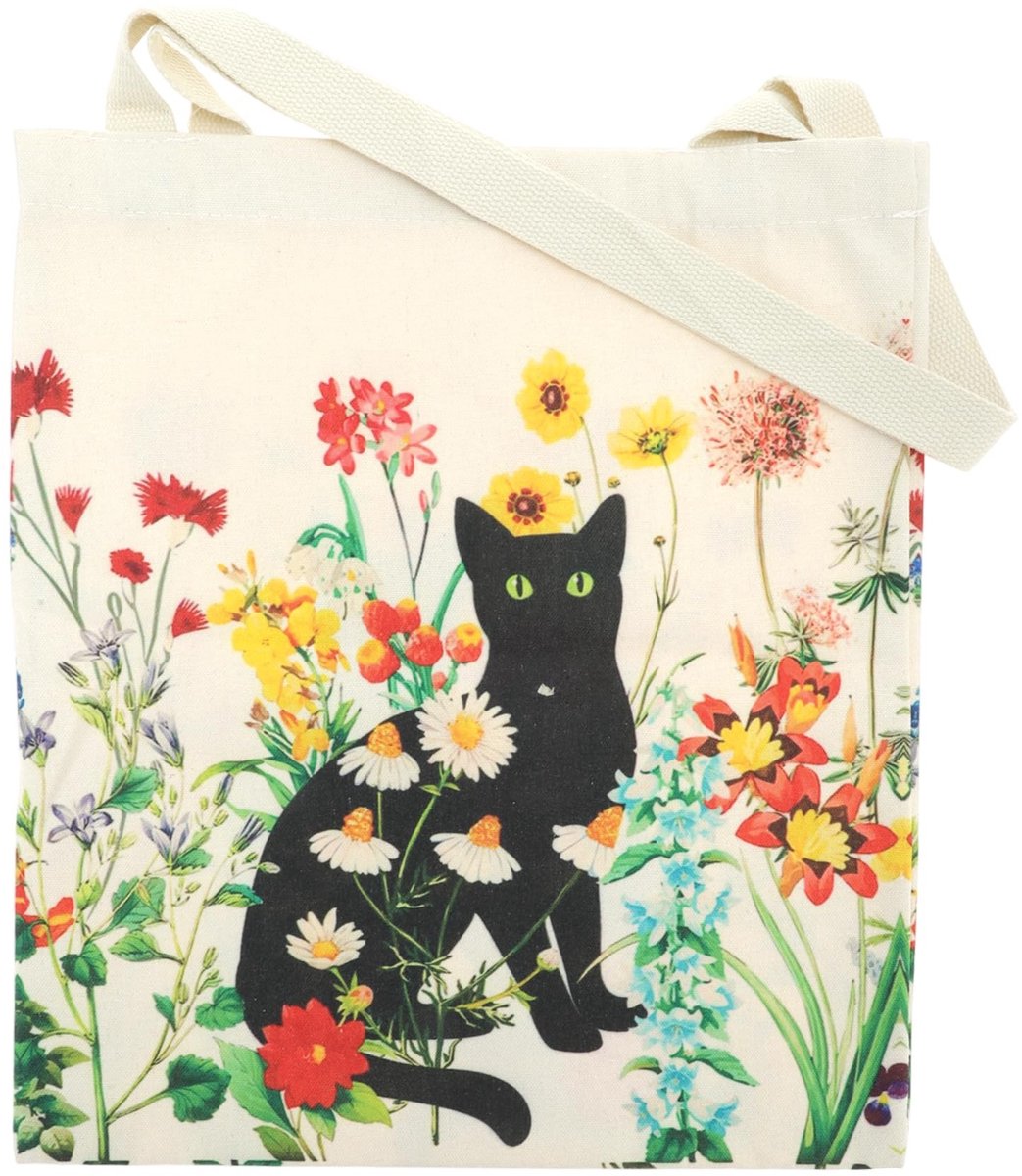 Dailygoods- Boodschappentas herbruikbaar - Robuuste draagtas - Canvas tas - Duurzaam materiaal - Veelzijdige opbergruimte - Versterkte naden