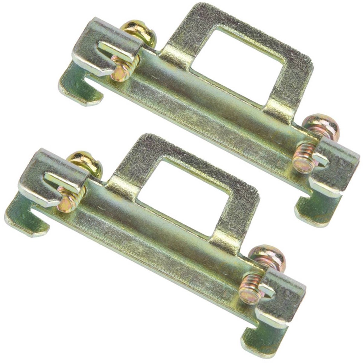 Dailygoods - Vaste Klem Clip - 10 Stuks - Ideaal voor Relaismontage - 35mm Rail - Metalen 11-model - Stevig en Betrouwbaar - Geschikt voor Diverse...