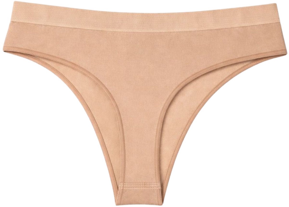 Dancer Dancewear - Dans String meisjes – onzichtbaar ondergoed voor ballet - kinderen – huidskleur – zeer elastisch