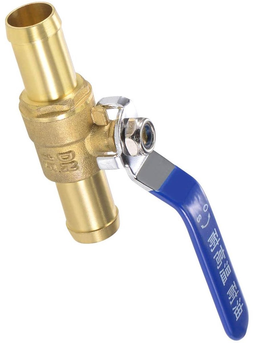 Dailygoods - Messing Kogelkraanadapter met Antislip Handgreep (19 mm)