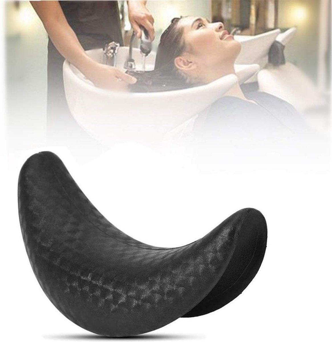 Comfortabel Nekkussen voor Kappers - Shampoo Bowl Hoofdkussen van PVC, Perfect voor Ontspanning en Ondersteuning