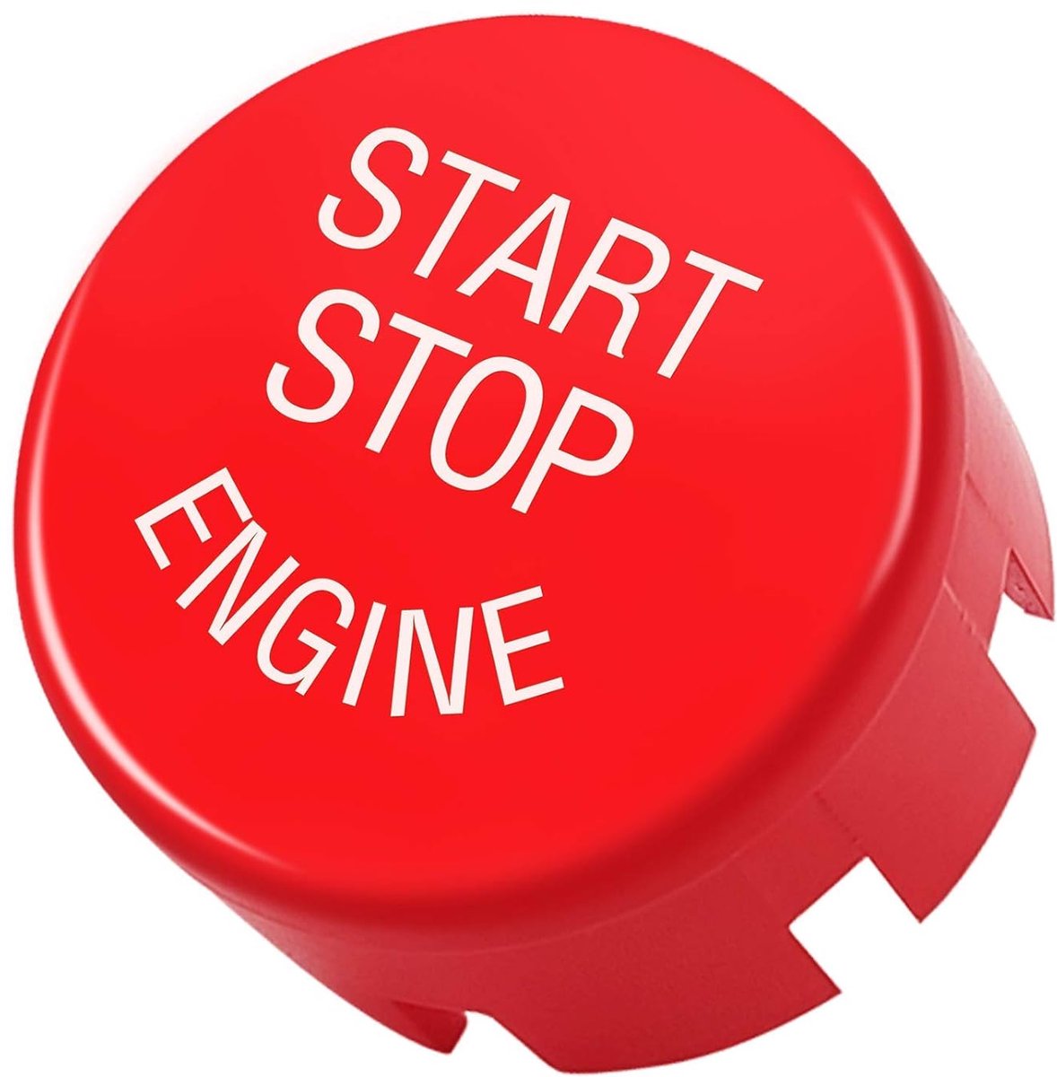 Sport rode start stop motor schakelaar knop cover compatibel met BMW, motor stroomontsteking vervanging (geschikt voor: BMW 1 2 3 4 5 6 7 X1 X3 X4 X5 X6/F30 F10 F01 F15 F25 G30 G31 G11 G12)