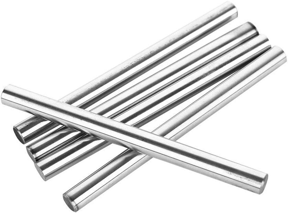 5Pcs 8mm Diameter Staaf Lengte 100mm Staal Cilinder Lineaire Rail Lineaire As Optische As