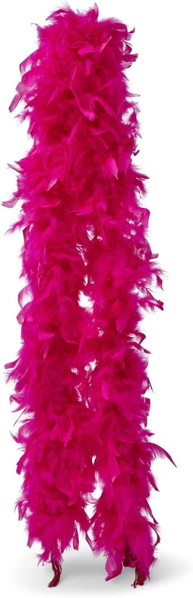 Premium Hot Pink Feather Boa, 50 gram, 1,8 m veren voor kerstboomkostuum, kerst verkleedaccessoires, veren boa's voor vrijgezellenfeest, bruiloften, LGBT-optochten, nekwarmer