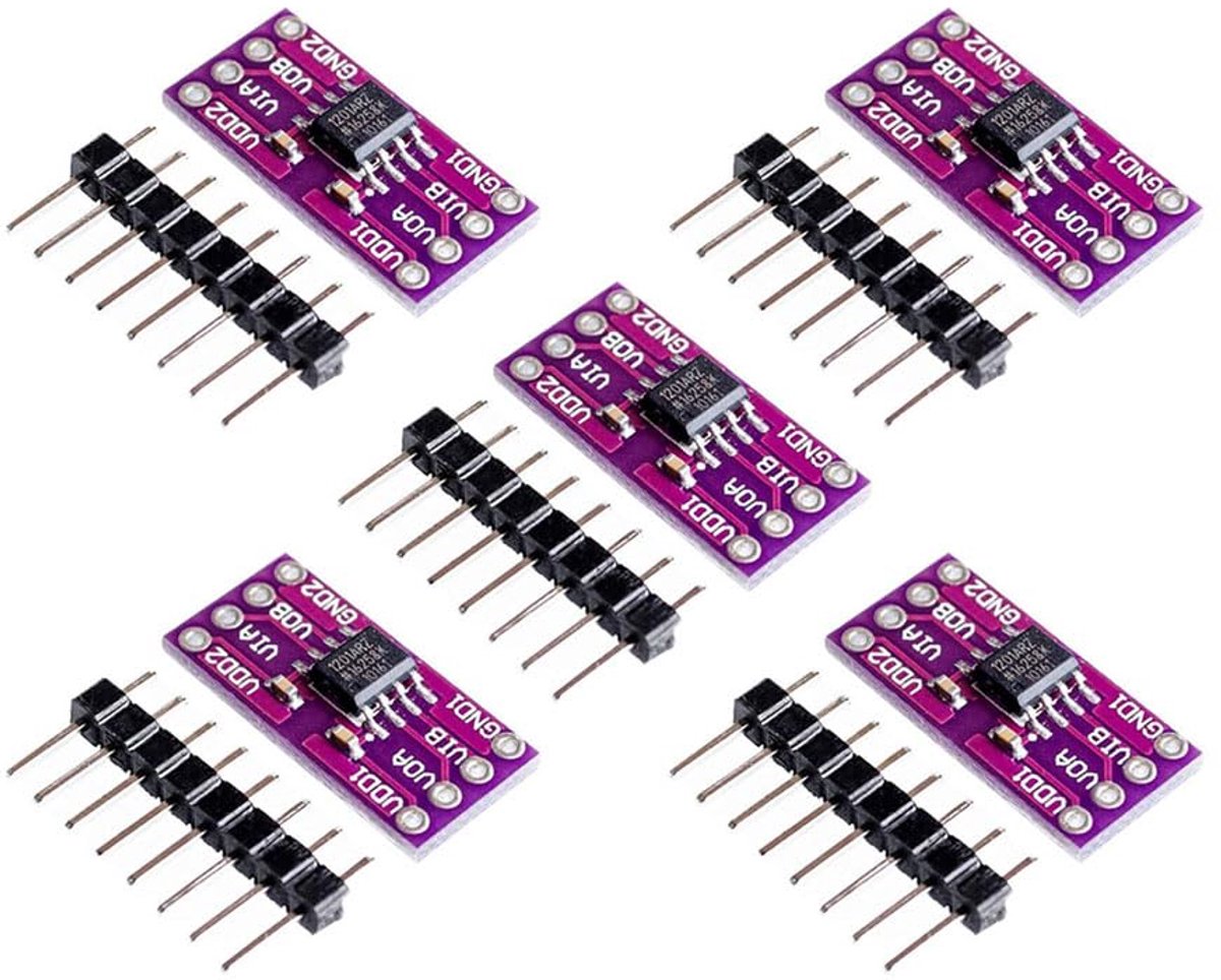 5 stuks ADUM1201 Dual Channel Digital Magnetische Isolatie, ADUM1201 seriële digitale isolator module magnetische isolatie SPI CAN Bus Transceiver Signaal Isolatie (lang)