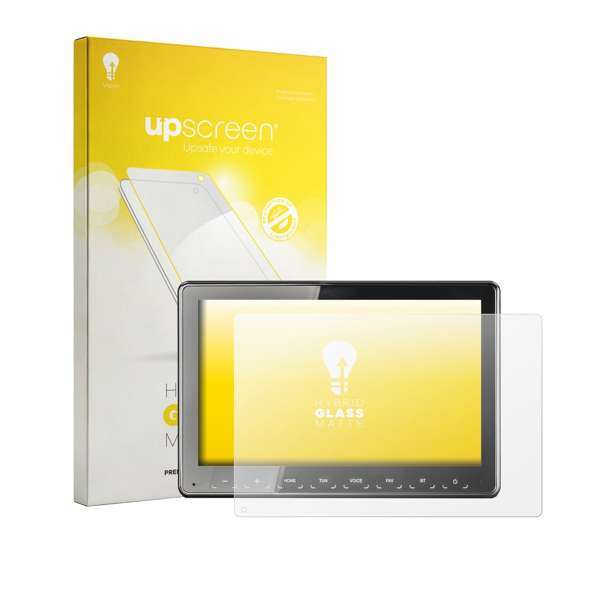 upscreen - Screenprotector voor Zenec Z-N975 - Folie Beschermfolie Beschermglas matte