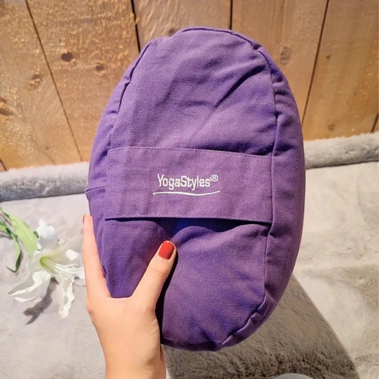 YogaStyles Design Bolster - Ovaal Paars van YogaStyles — afbeelding 5