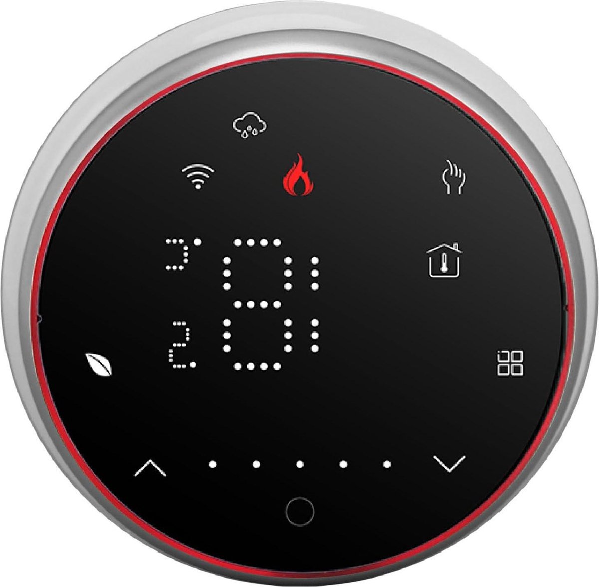 Slimme Thermostaat - Programmeerbare WiFi Thermostaat - Energie Besparen - 7-Dagen Programmering - ±1℃ Nauwkeurigheid - Zwart