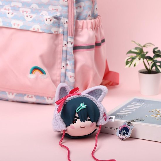 Stage Siliconen Hoofdtelefoonhoes, Officieel Gelicentieerd Anime ALNST Multifunctionele Pouch met Bonus Metalen Sleutelhanger (Ivan) — afbeelding 4