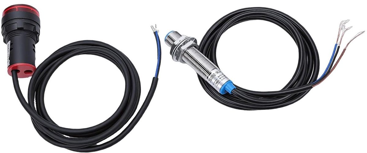 LED Toerenteller - Toerentalmeter NPN - Snelheid Bewaken - 4-cijferig Display - ±01% Nauwkeurigheid - Rood