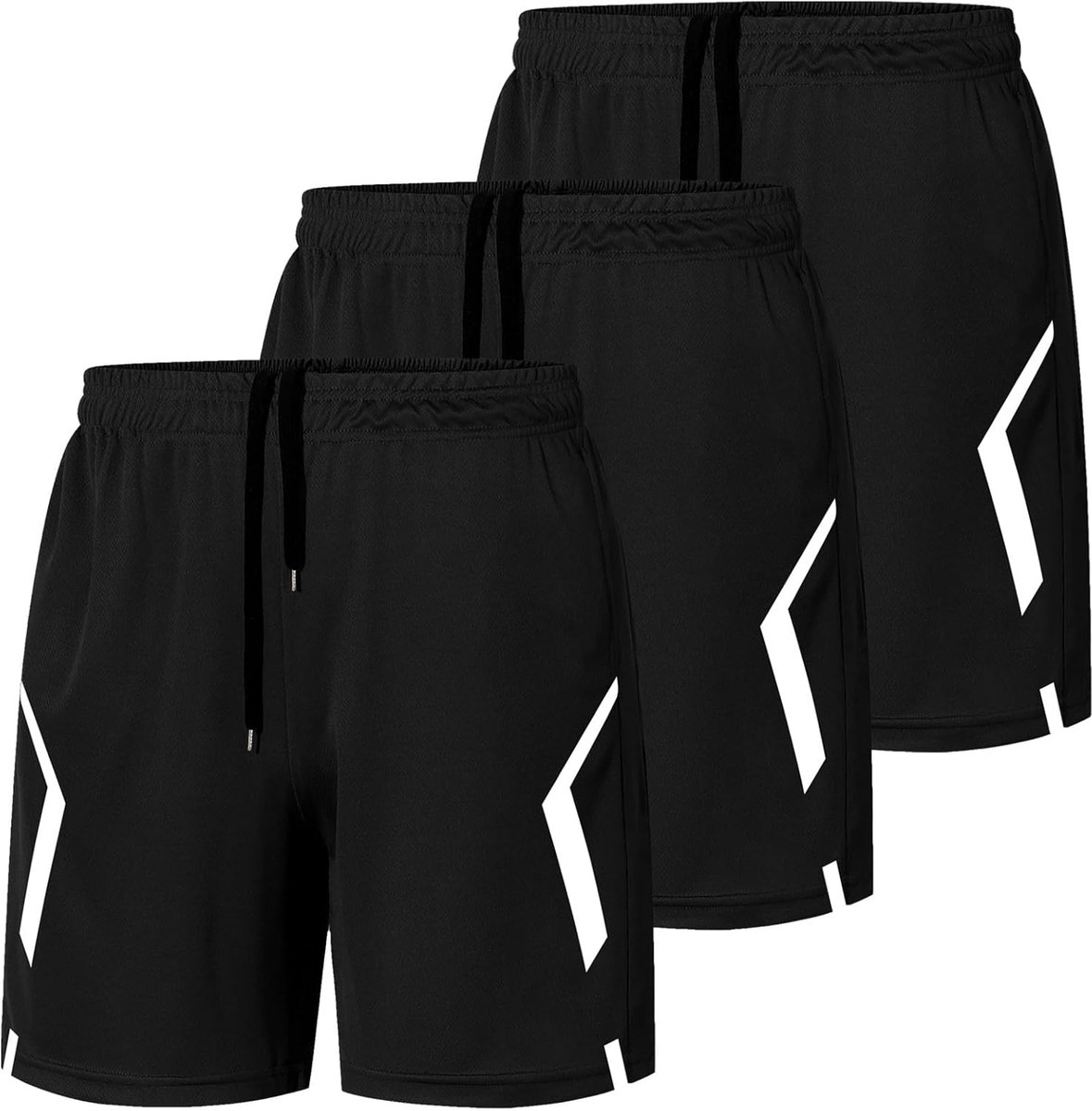 Shorts de Sport Court pour Homme Séchage Rapide avec Poches Fitness