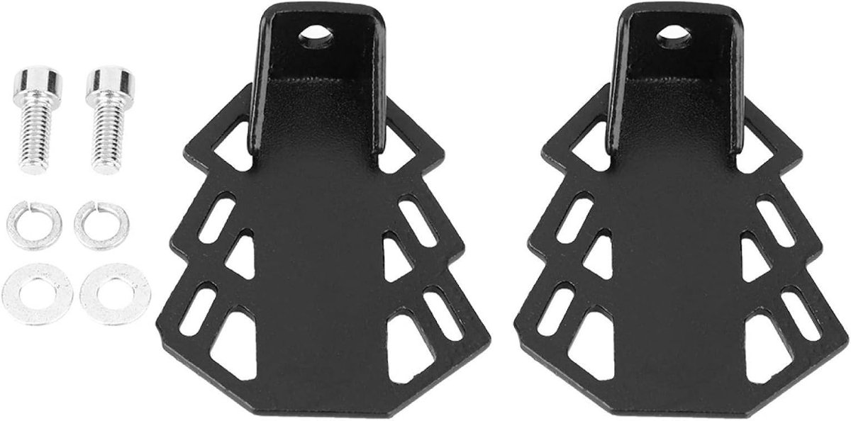 2 stuks fiets ijzeren achterpedaalsteun, fiets antislip hoge sterkte
