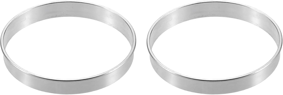 2 centrale ringen voor naaf van aluminium voor auto Od 67,1 mm Id